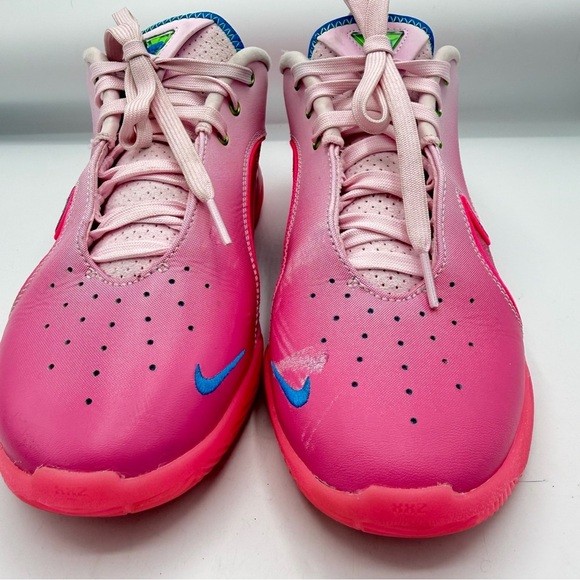 Nike Mens Lebron XXII SN (I Promise) Pink and Blue Sneakers - Picture 5 of 14